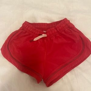 Lulu lemon pink running shorts